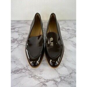 Everlane Women's The Modern Patent Leather Loafers Brown Size 8.5